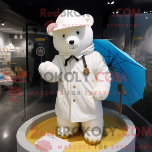 White Bear mascot costume...