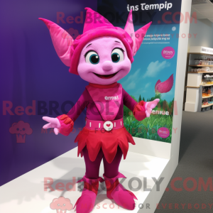 Máscara Magenta Elf com...