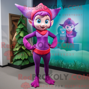 Máscara Magenta Elf com...