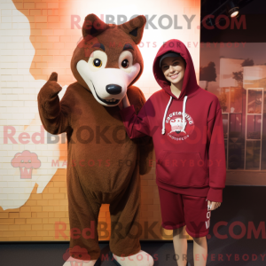 Disfraz de mascota Maroon...