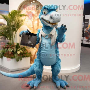 Disfraz de mascota Sky Blue...
