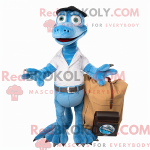Himmelblå Deinonychus...