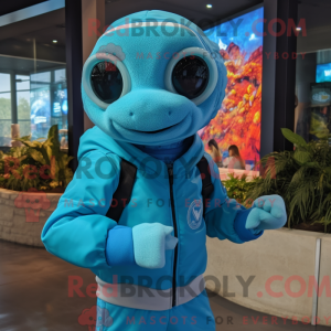 Cyan Marine Recon maskot...