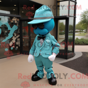 Cyan Marine Recon maskot...