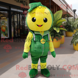 Forest Green Lemon maskot...
