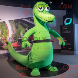 Limegrøn Loch Ness Monster...
