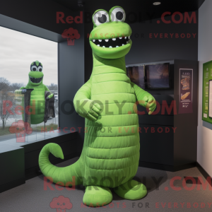 Limegrön Loch Ness Monster...