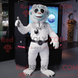 White Monkey maskot...