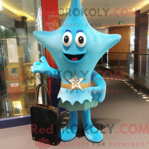 Postava maskota Sky Blue...