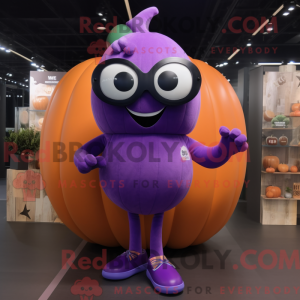 Personaggio mascotte zucca...