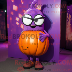 Purple Pumpkin mascot...