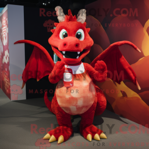 Costume mascotte de Dragon...