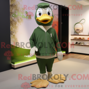 Máscara de Olive Geese com...
