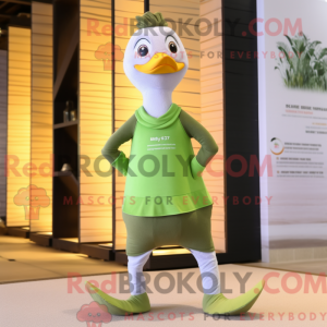 Máscara de Olive Geese com...