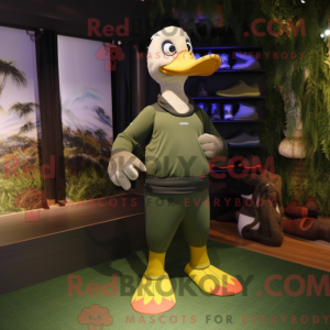 Máscara de Olive Geese com...
