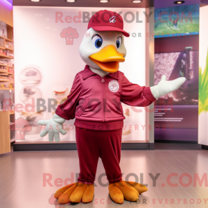 Maroon Gosling Maskottchen...