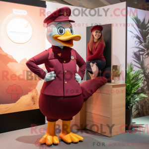 Maroon Gosling maskot...