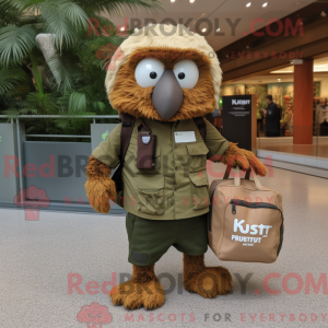 Rust Kiwi maskot kostume...