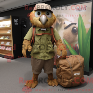 Rust Kiwi-mascottekostuum...