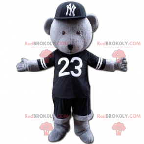 Bear maskot klädd som Yankees spelare - Redbrokoly.com