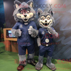 Marineweerwolf-mascottekost...