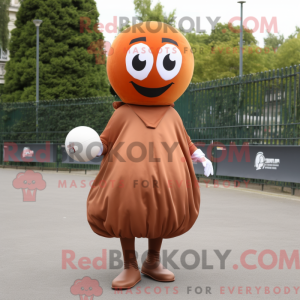 Rust Petanque Ball maskot...