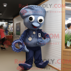 Máscara Navy Octopus com...