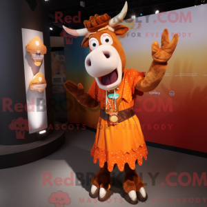 Disfraz de mascota Rust Cow...