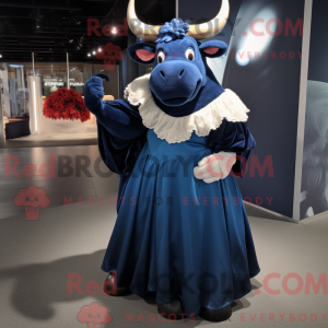 Navy Bull Maskottchen...