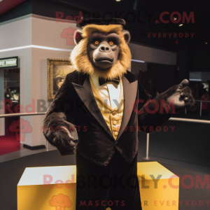 Gold Bavian maskot drakt...