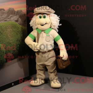Máscara de Leprechaun Bege...