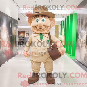 Máscara de Leprechaun Bege...