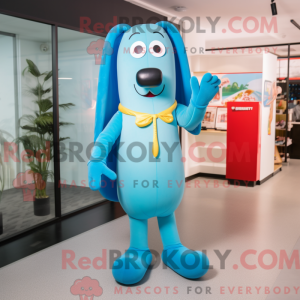 Sky Blue Hot Dog...