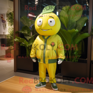 Citrongul spinat maskot...