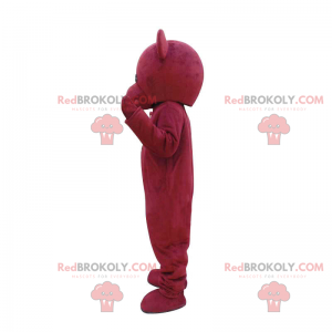 Mascotte roze beer - Redbrokoly.com