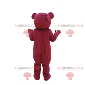 Mascotte d'ourson rose - Redbrokoly.com