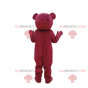 Mascotte dell'orso rosa - Redbrokoly.com