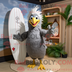 Grijze haan mascottekostuum...