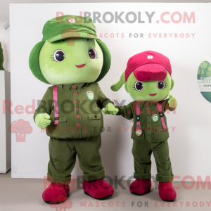 Olive Raspberry mascot...