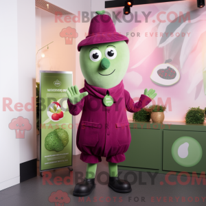 Olive Bringebær maskot...