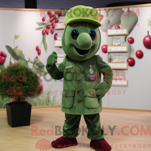 Olive Raspberry mascot...