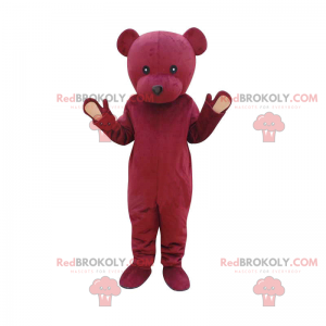 Mascote urso rosa - Redbrokoly.com