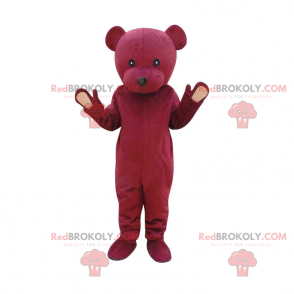 Růžový medvěd maskot - Redbrokoly.com