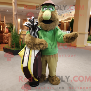 Olive Golf Bag maskot...