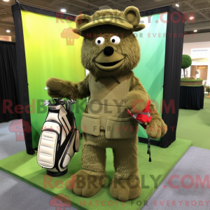 Postava maskota Olive Golf...
