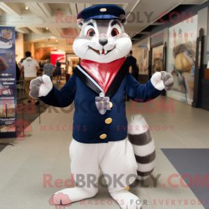 Marine Wezel mascotte...