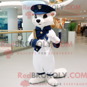 Marine Wezel mascotte...