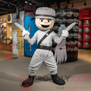 Gray Knife Thrower mascot...