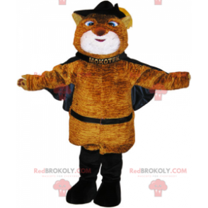 Cat mascotte laars met een cape - Redbrokoly.com