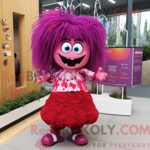 Figura de máscara Magenta...